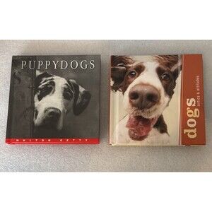 Pair Of Hallmark Gift Books For Dog Lovers Photos Quotes Quips 5"X5"